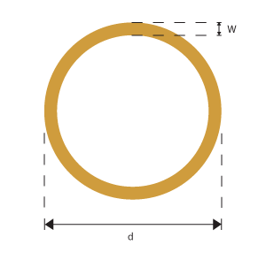 MESSING RUND-ROHR, 1 x 25mm, Ms63, CuZn37 ziehart