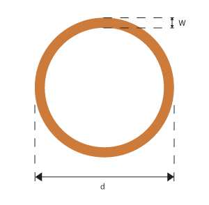 INSTALLATIONS-KUPFERROHR 1X6 mm weich